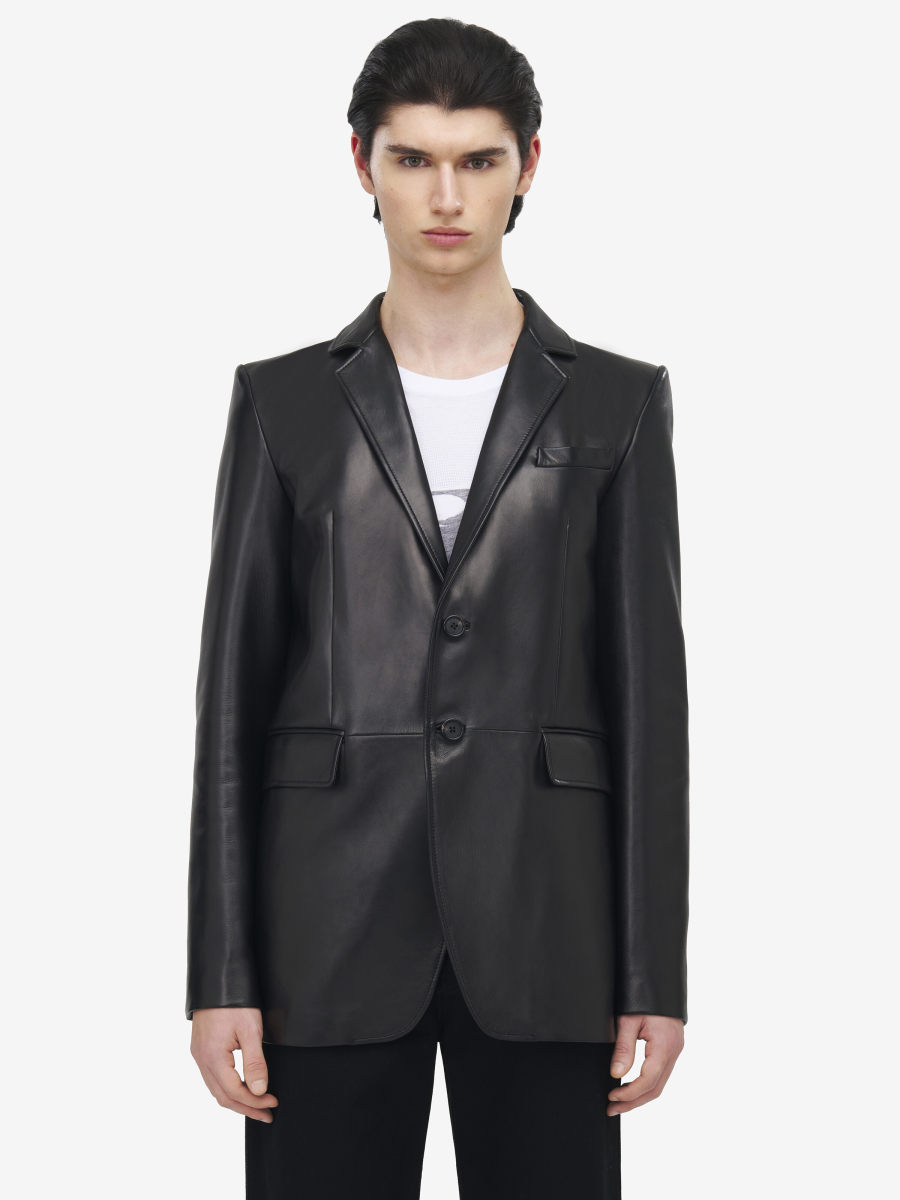 ALEXANDER MCQUEEN - Nappa Leather Jacket - Item 829576Q5AML1000